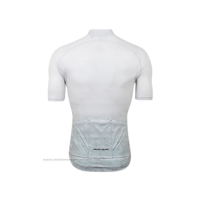 2021 Maillot Cyclisme Pearl Izumi Blanc Gris Manches Courtes et Cuissard